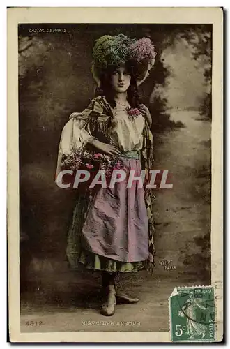 Ansichtskarte AK Theatre Femme Miss Clara Arroph Casino de Paris