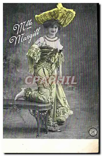 Cartes postales Theatre Femme Mlle Margill