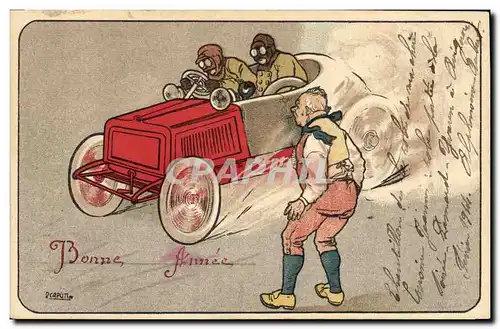 Cartes postales Fantaisie Illustrateur Automobile