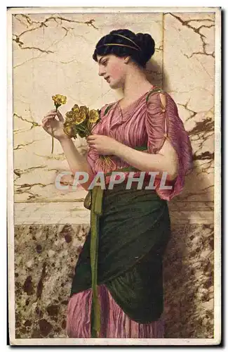 Cartes postales Fantaisie Illustrateur Godward Femme