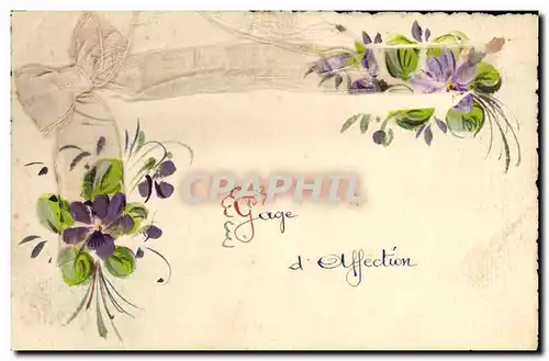 Cartes postales Fantaisie (dessin a la main) Fleurs