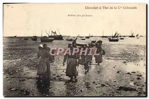 Cartes postales Peche Retour des Pecheurs