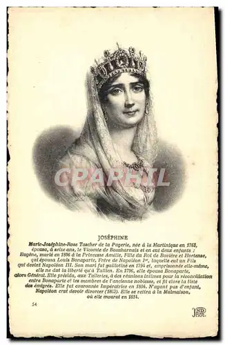 Cartes postales Josephine