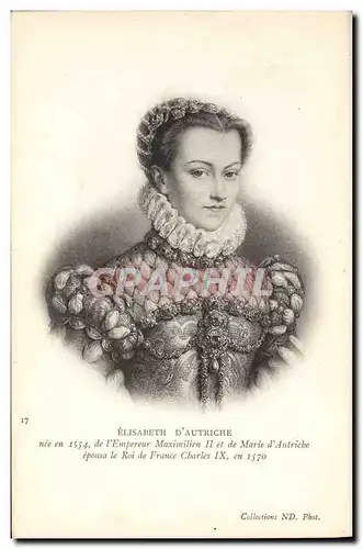 Cartes postales Elisabeth d&#39Autriche