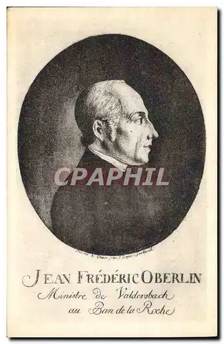 Cartes postales Jean Frederic Oberlin Ministre de Valdersbach au Ban de la Roche