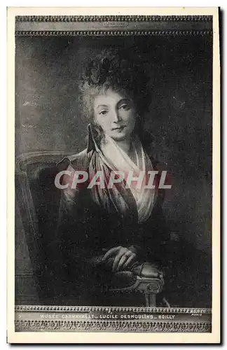 Cartes postales Musee Carnavalet Lucile Desmoulins Boilly