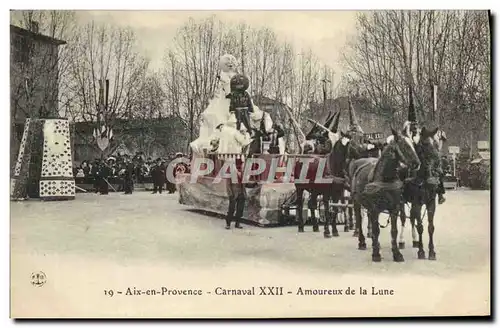 Ansichtskarte AK Fantaisie Lune Aix en Provence Carnaval XXII Amoureux de la lune