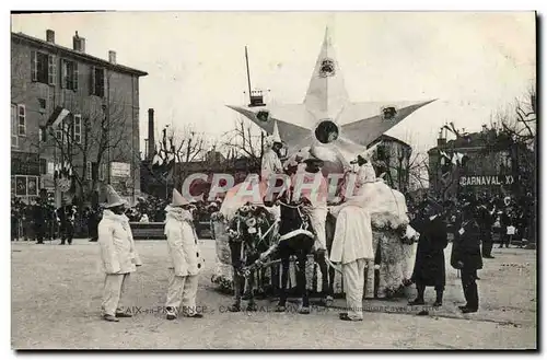 Ansichtskarte AK Fantaisie Lune Aix en Provence Carnaval XXIV Mars communiquant avec la Terre