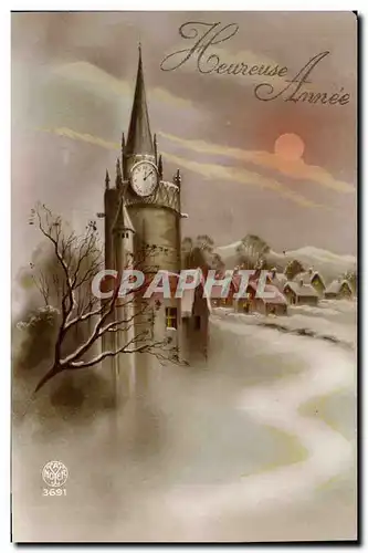 Cartes postales Fantaisie Lune Chateau