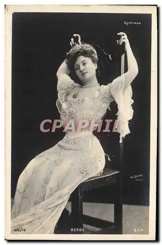 Cartes postales Theatre Fantaisie Femme Sergy Gymnase