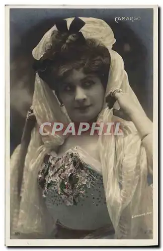 Cartes postales Theatre Fantaisie Femme Camargo