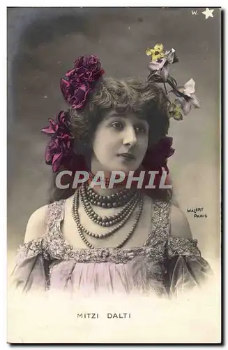 Cartes postales Theatre Fantaisie Femme Miss Dalti