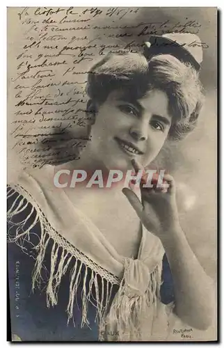 Cartes postales Theatre Fantaisie Femme Caux