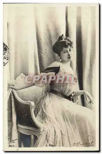 Cartes postales Theatre Fantaisie Femme Avril