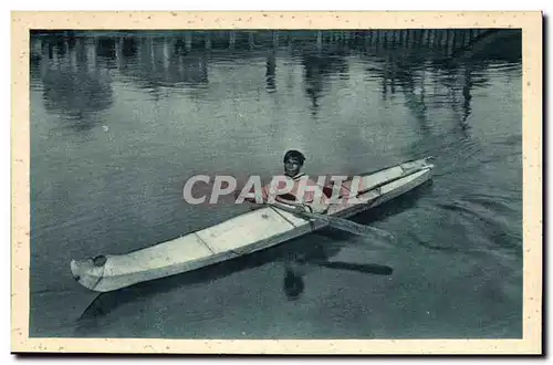 Ansichtskarte AK Polaire Chasseur de phoques Cercle Arctique Alaska