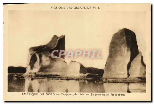 Ansichtskarte AK Polaire Missions des oblats de Marie Immaculee Amerique du Nord Toujours plus loin En contemplan