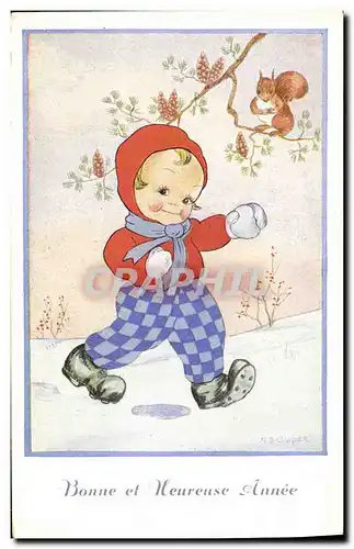 Cartes postales Fantaisie Illustrateur Cooper Enfant