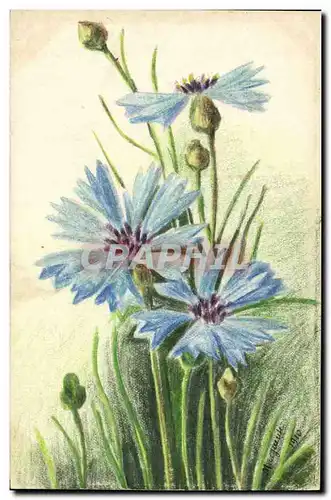 Cartes postales Fantaisie (dessin a la main) Fleurs