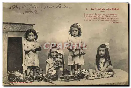 Cartes postales Fantaisie Enfant Le Noel de nos bebes