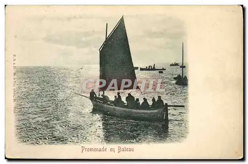 Cartes postales Peche Bateau