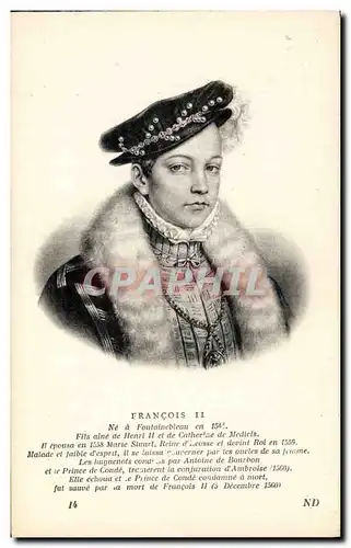 Cartes postales Francois II