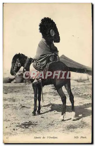 Cartes postales Militaria Spahi de l&#39Oudjac