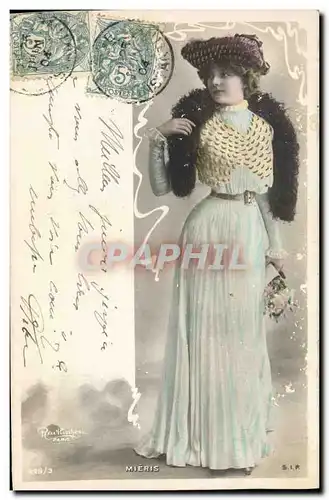 Cartes postales Femme Theatre Mieris