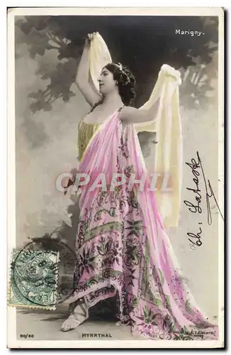 Cartes postales Femme Theatre Paris Marigny Myrrthal