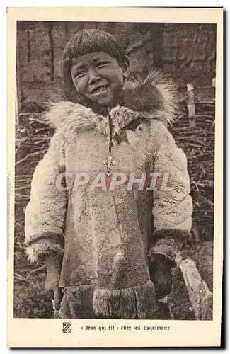 Ansichtskarte AK Polaire Jean qui rit chez les Esquimaux