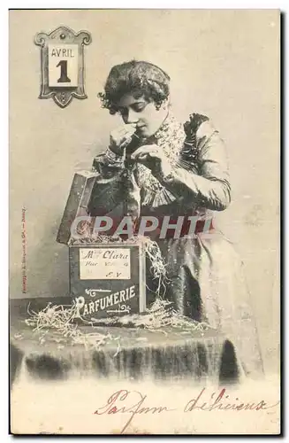 Cartes postales Fantaisie Femme Parfumerie