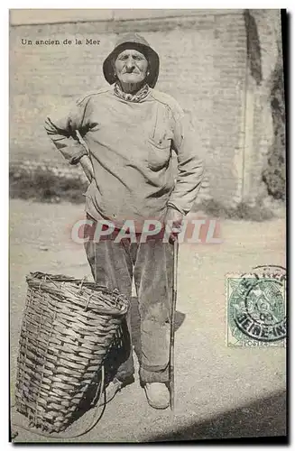 Cartes postales Peche Un ancien de la mer