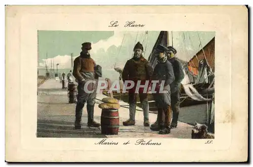 Cartes postales Peche Le Havre Marins et pecheurs