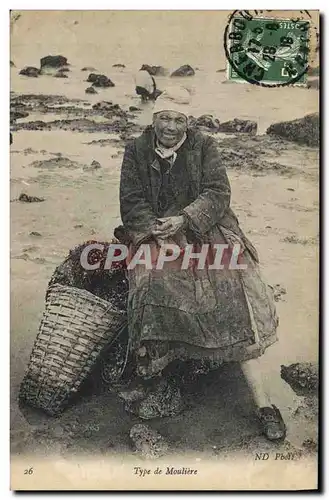 Ansichtskarte AK Peche Type de Mouliere