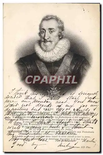 Cartes postales Henri IV