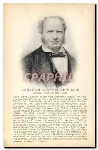 Cartes postales Abraham Emanuel Frohlich