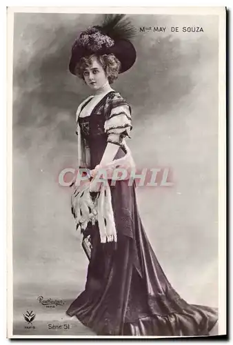 Cartes postales Femme Theatre Mlle May de Souza