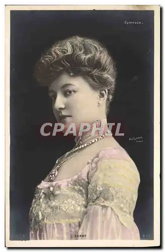 Cartes postales Femme Theatre Gymnase Sergy