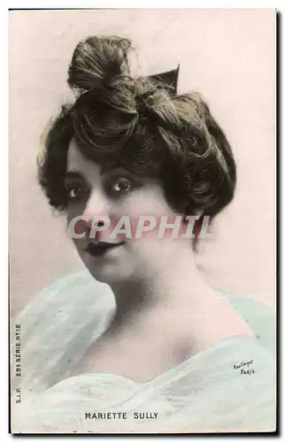 Cartes postales Femme Theatre Mariette Sully