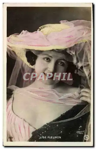 Cartes postales Femme Theatre Lise Fleuron