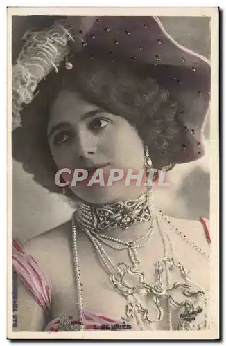 Cartes postales Femme Theatre L de Vries