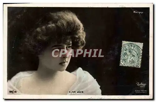 Cartes postales Femme Theatre E de Vere