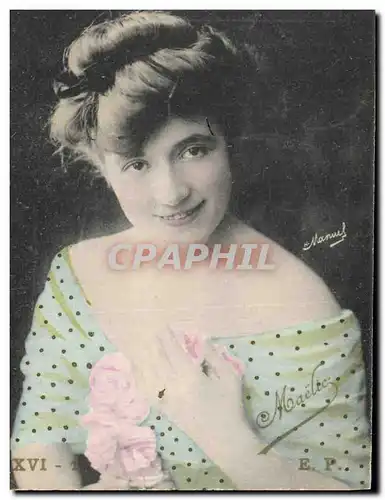 Cartes postales Femme Theatre Maelec