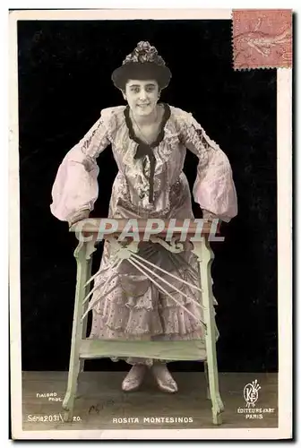 Cartes postales Femme Theatre Rosita Montesinos