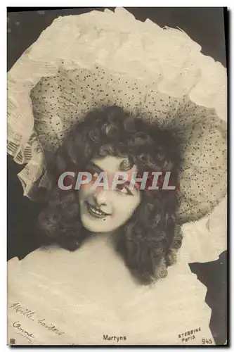 Cartes postales Femme Theatre Martyns