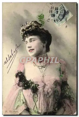 Cartes postales Femme Theatre