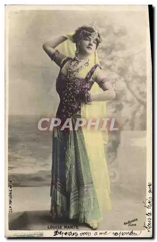 Cartes postales Femme Theatre Louise Mante