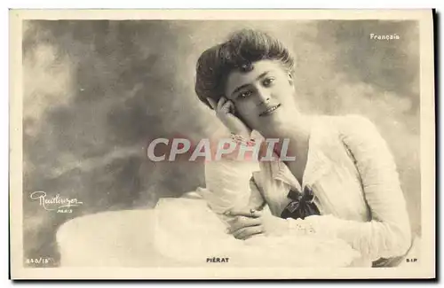 Cartes postales Femme Theatre Francais Pierat