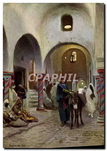 Ansichtskarte AK Orientalisme Scene de rue