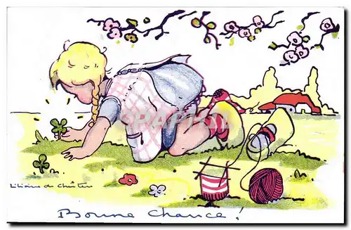 Cartes postales Fantaisie Illustrateur Enfant