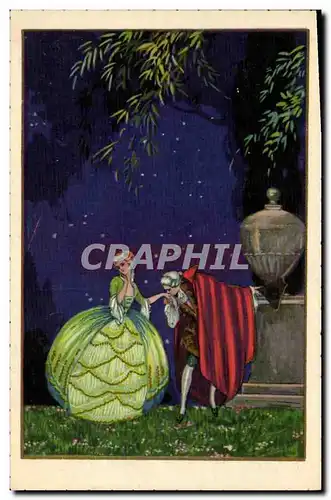 Cartes postales Fantaisie Illustrateur Femme